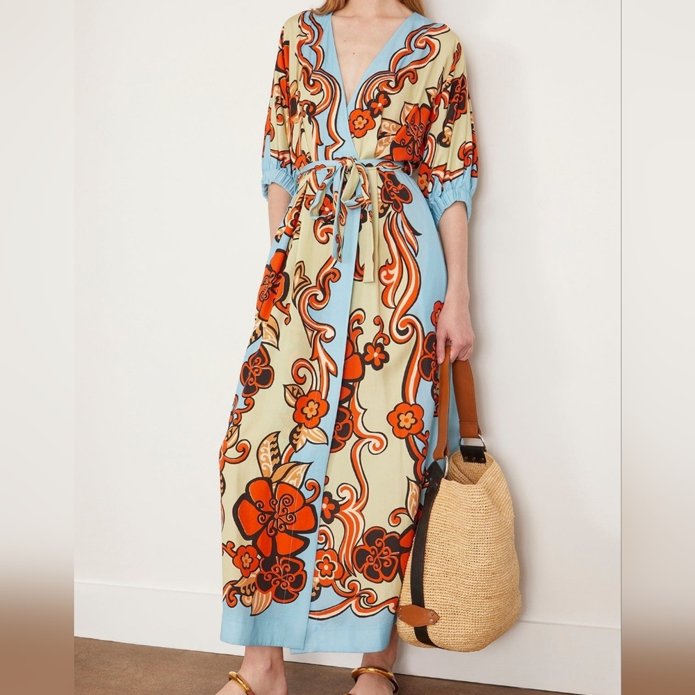 Alemais Blue Midi Dress Elegant and Stylish